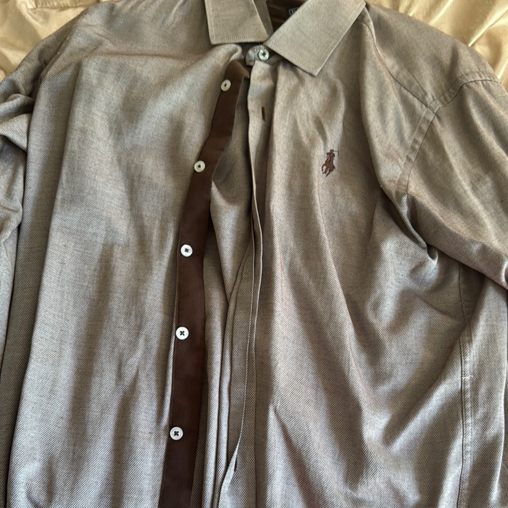 Polo Ralph Lauren Brown Dress Shirt